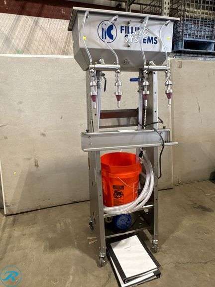IC Filling Systems Model Filler 3T-68 Stainless Steel Filling Machine with 110V Power Supply - Roller Auctions