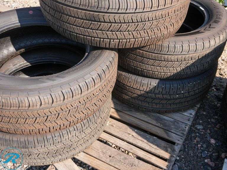 (5) 2023 Goodyear Eagle Enforcer Tires, 255/60R18, 108V Rating - Roller Auctions