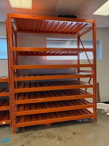 4th Depth Racking Pallet Racking: (2) Sections of 10' Height, 8' Width, 4' Depth, (1 ...