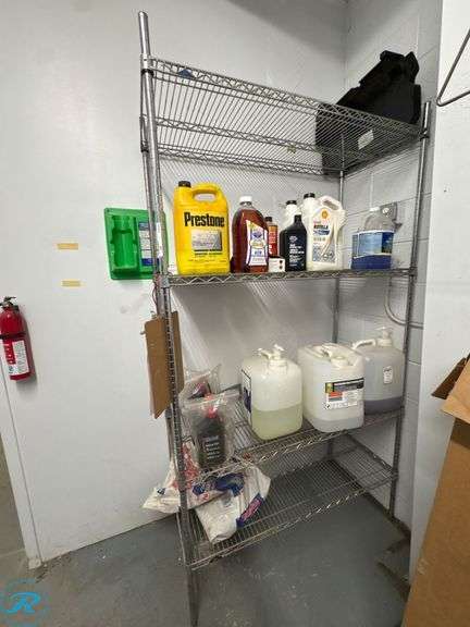 4-Tier Metal Wire Shelving Unit, 48” x 22” x 86”H