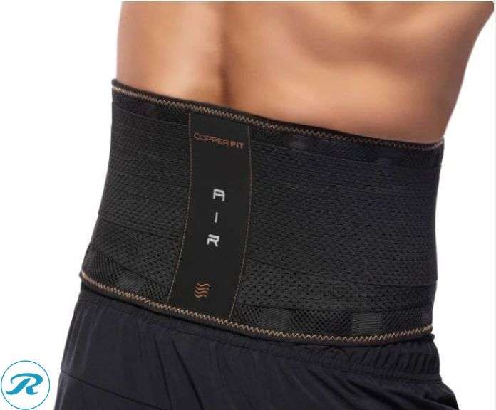 Copper Fit Elite Air Back Support- Like New; (2) Copper Fit Elite Air Knee Sleeve 2-pack- Like New - Roller Auctions