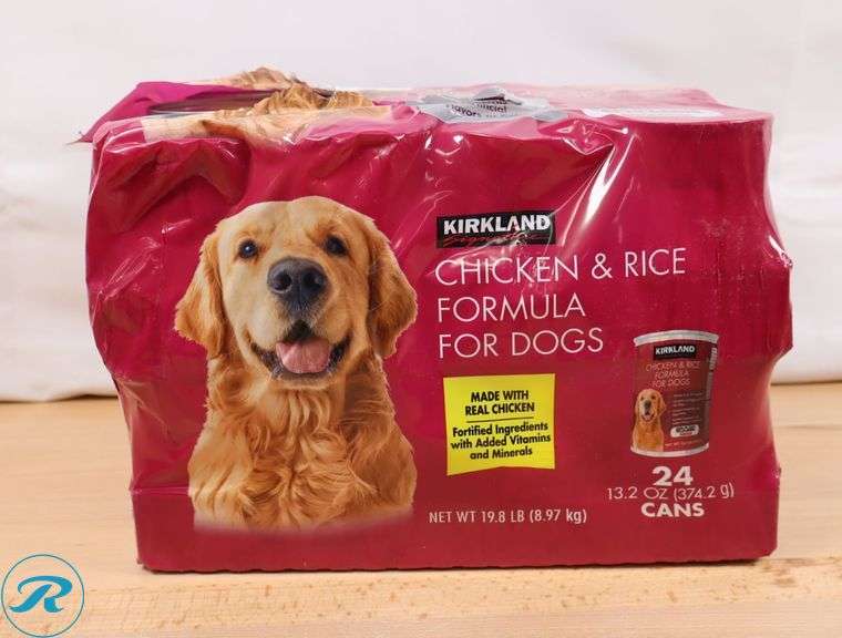 Kirkland Signature Canned Dog Food, 13.2 oz, 24-count - New - Missing One Can - Roller Auctions