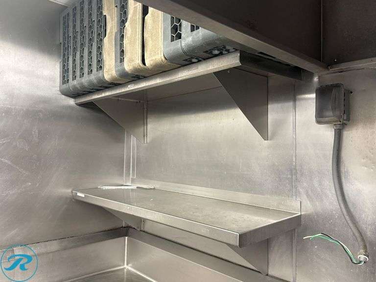 Stainless Steel Wall-Mounted Shelves, (1) 42 in , (2) 48 in and (2) 72 in Perforated - Roller Auctions