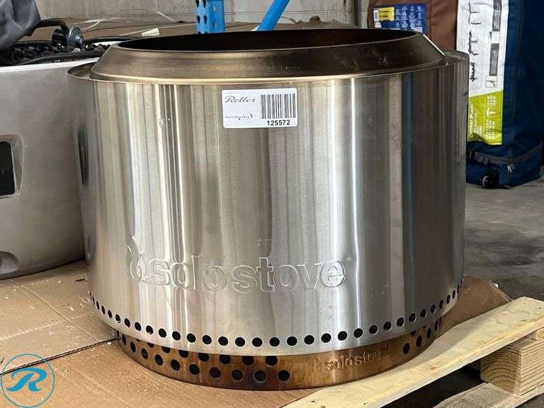 Solo Stove Yukon 1.0 Stainless Steel Fire Pit with Stand - Used/Missing Parts/Dent - Roller Auctions