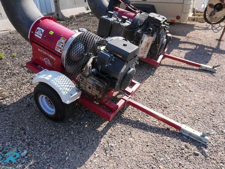 Buffalo Turbine Cyclone KB Debris Blower with Kohler CH740 Engine And 2in Ball Hitch, Not a Titled Unit - Roller Auctions