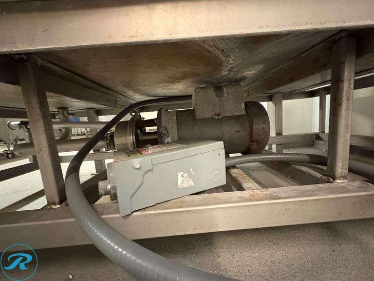 Stainless Steel Rectangular Curd Table with Lid and Agitation, Baldor Motor, 72” x 41” x 43”H - Roller Auctions