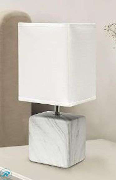 Kohler: Terzet 3-piece Bath Accessory Set- New; Stone Base Mini Table Lamp- New - Roller Auctions