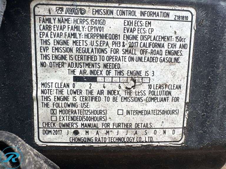 PowerStroke 2200 PSI 2.0 GPM Gas Pressure Washer with 150cc OHV Engine, Unit Turns Over But Does Not Start - Roller Auctions