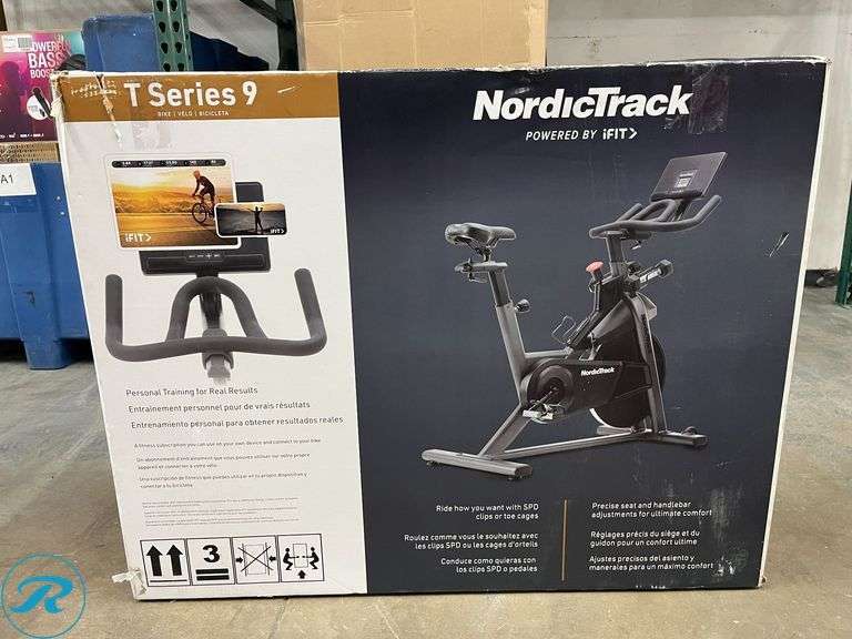 NordicTrack T Series 9 Exercise Bike - New - Roller Auctions