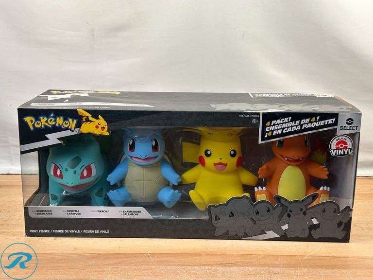 Pokémon Vinyl 8" Figure 4-pack - New