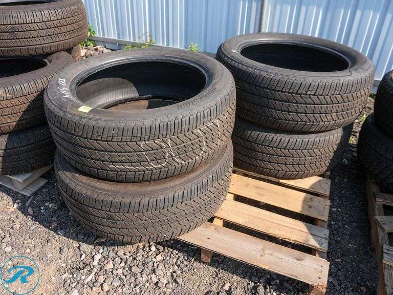 (4) 2021 Bridgestone Alenza A/S 02 Tires, 275/50R22