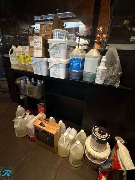 Cleaning and Sanitizing Supplies Including Ecolab Products - Roller Auctions