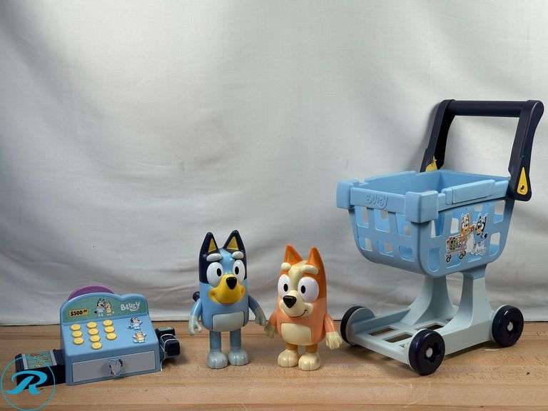 Bluey My Size Shopping Set- Used/ Missing Accessories, Spidey and His Amazing Friends: Amazing Metals City Track Set- Used