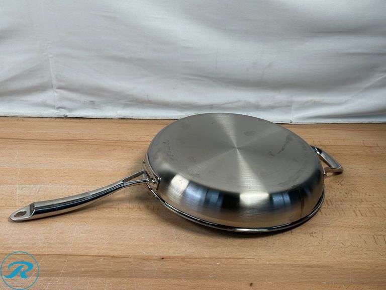 MiU: The Ultimate Wok- Used; Cuisinart Tri-Ply Clad Stainless Steel 5-piece Skillet Set- Used - Roller Auctions