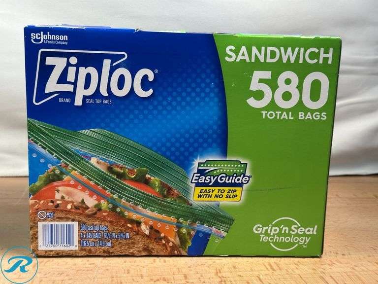 (16) Assorted Ziploc Freezer/Sandwhich Bags - New/Open Box - Roller Auctions