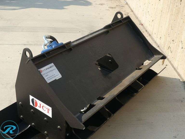 New JCT Hydraulic Plate Compactor Attachment to Fit Skid Steer Loader, 72" - Roller Auctions