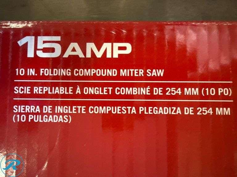 New Porter-Cable PCXB115MS 10-In. Folding Compound Miter Saw, 15 Amp - Roller Auctions