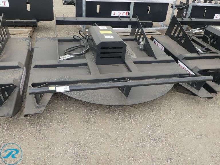 New JCT Hydraulic Brush Cutter Attachment To Fit Skid Steer Loader, 72" - Roller Auctions