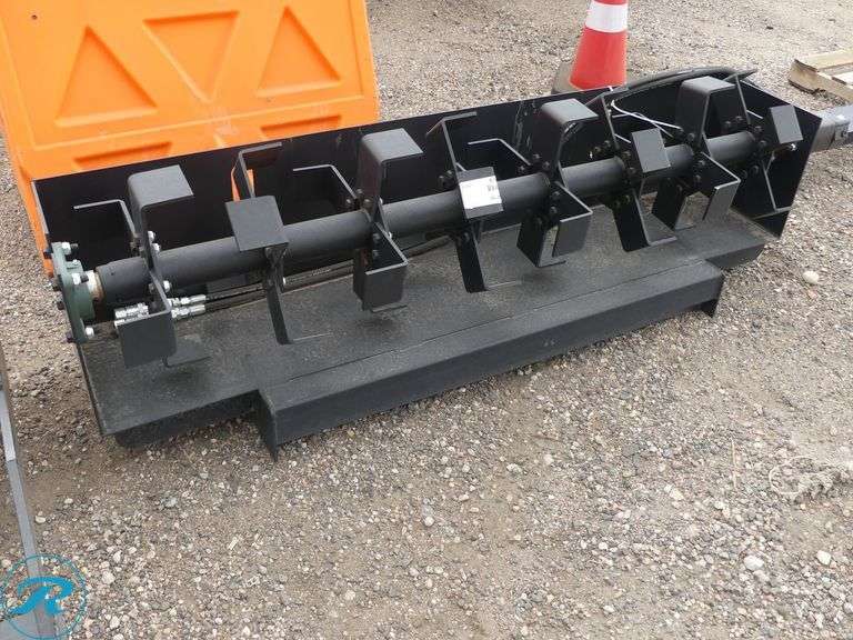 New JCT Hydraulic Rototiller Attachment To Fit Skid Steer Loader, 72" - Roller Auctions
