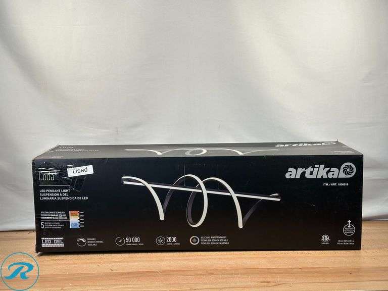 Artika Coda Integrated LED Pendant Light - Used - Roller Auctions