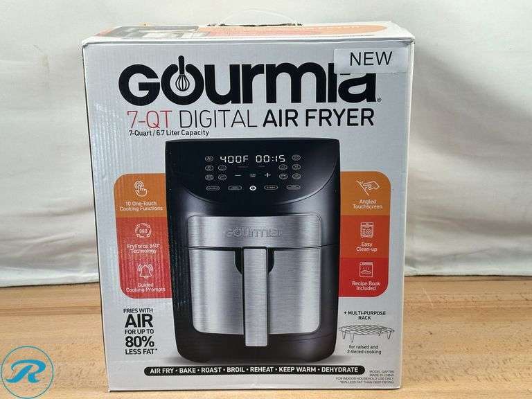 Gourmia 7 qt Air Fryer- New - Roller Auctions
