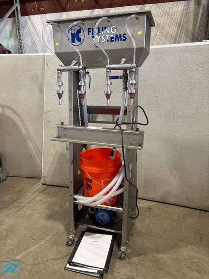 IC Filling Systems Model Filler 3T-68 Stainless Steel Filling Machine with 110V Power Supply - Roller Auctions