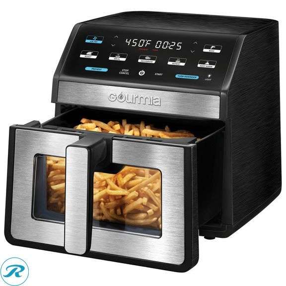 Gourmia 8-Quart Digital Air Fryer with Window & Light - Like New - Roller Auctions