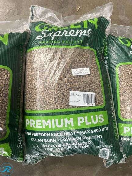 (3) 40lb Bag Of Heating Pellets - New/Small Tear in Bag - Roller Auctions