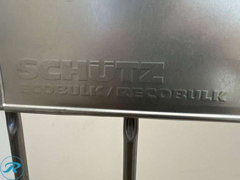 Schuetz Ecobulk Recobulk IBC Tote With Metal Cage and Valve System - Roller Auctions