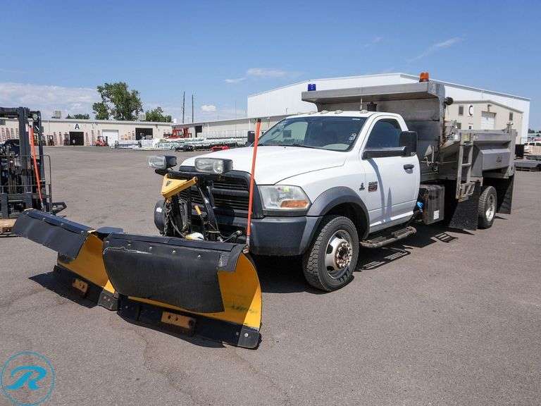 2012 Dodge Ram 5500 Heavy Duty 4WD Landscape Dump Truck - Roller Auctions