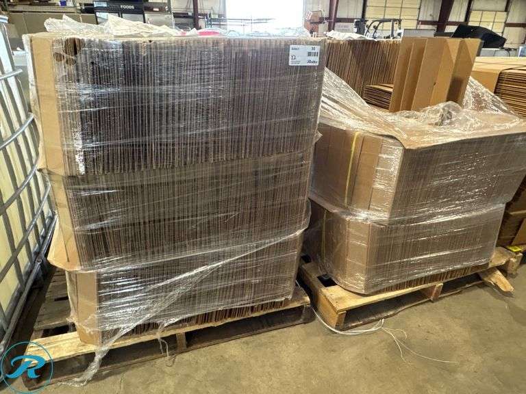 (2) Pallets of Liquor Bottle Partitions, 9” x 12” x 12”H, 12 Compartments