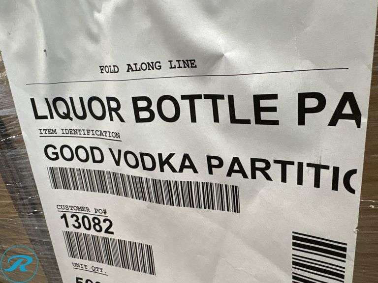 (2) Pallets of Liquor Bottle Partitions, 9” x 12” x 12”H, 12 Compartments - Roller Auctions