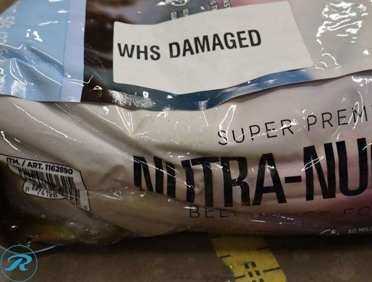 Nutra Nuggets Super Premium Beef & Rice Formula for Adult Dogs, 50 lbs - New/ Warehouse Damage to Bag - Roller Auctions