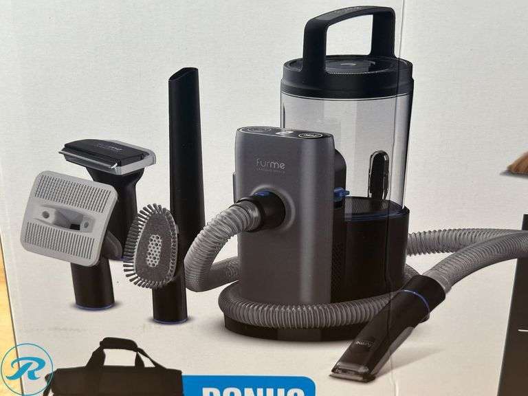 FurMe Professional Plus Pet Grooming Vacuum Kit with Carrying Case - New - Roller Auctions