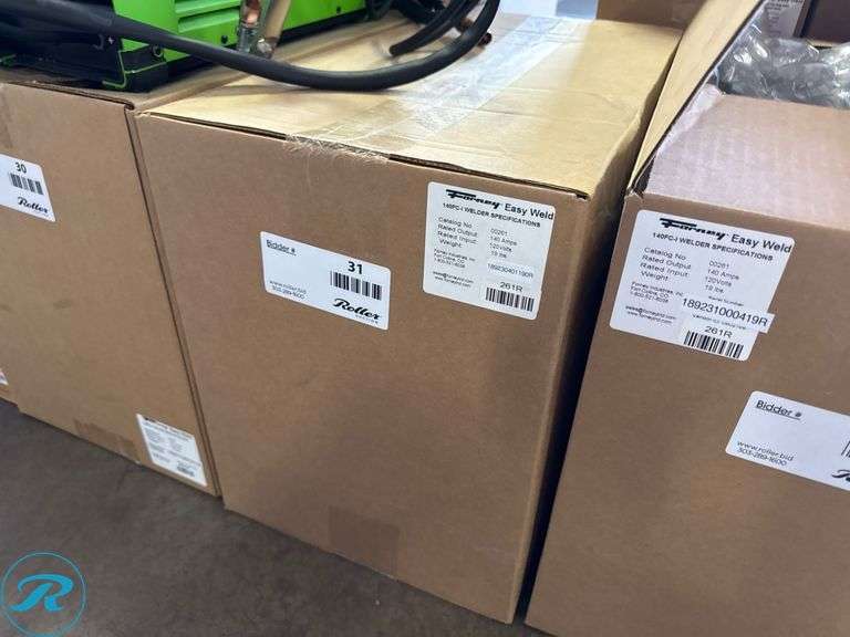Forney Easy Weld 140 FC-i Flux-Core Wire Welder, 120V, 19 lbs - Roller Auctions