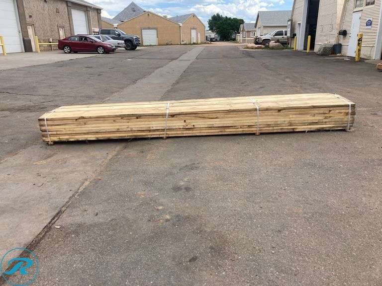 (27) Lumber 2" x 12" x 16ft (minor damage see photos)