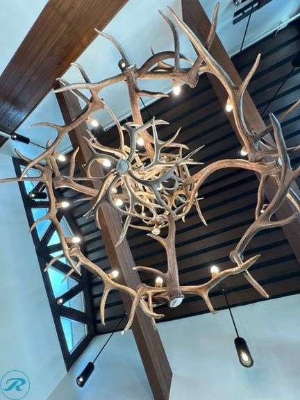 Antler-Style Chandelier, 5′ Diameter - Roller Auctions