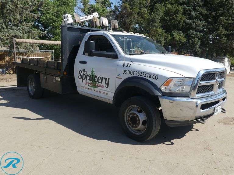 2017  Ram  4500   SLT  4WD  Flatbed Truck - Roller Auctions