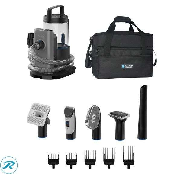 FurMe Professional Plus Pet Grooming Vacuum Kit with Carrying Case - New - Roller Auctions