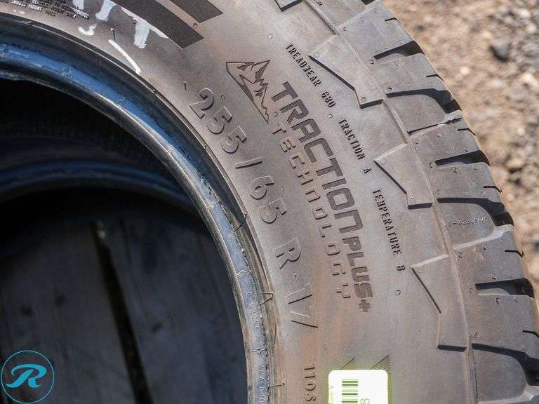 (4) 2023 Continental Terrain Contact Tires, 255/65R17 - Roller Auctions