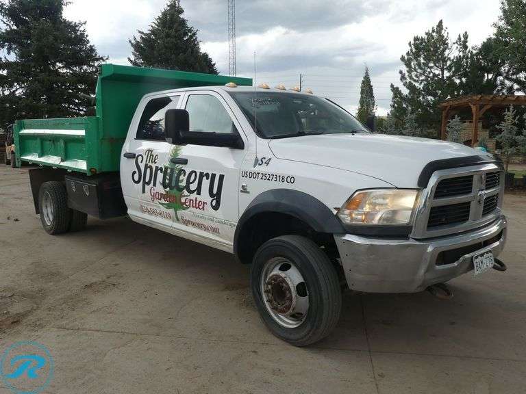2012  Ram  5500  Crew Cab  4WD  Landscape Dump Truck - Roller Auctions