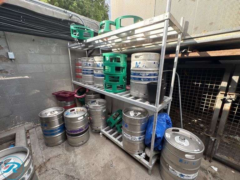 96” x 20” x 79”H Metal Storage Rack - Roller Auctions