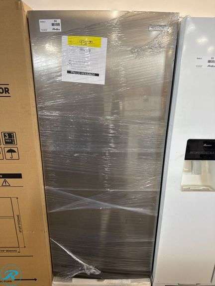 Frigidaire 16 Cu. Ft. Garage Ready Upright Freezer, Stainless Steel Finish - Roller Auctions