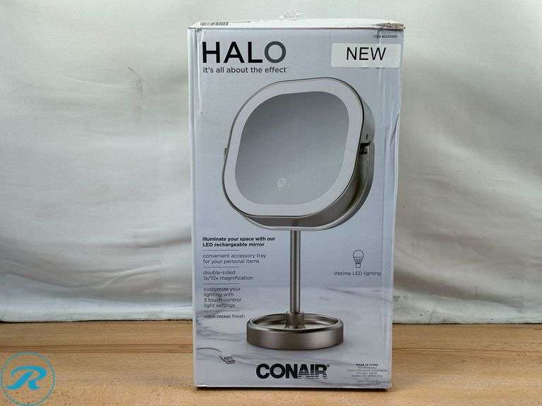 Conair LED Double-Sided 1x/10x Vanity Mirror - New