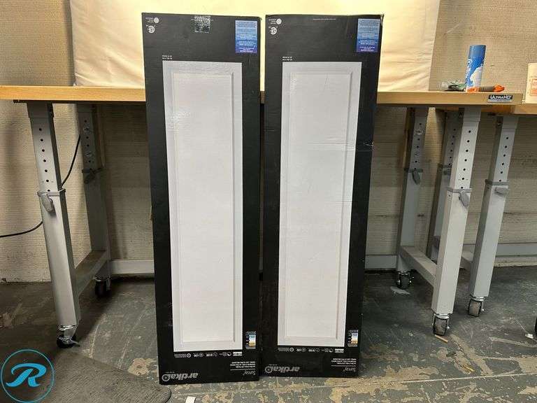 (2) Artika Sunray 1'x4' Flat Panel LED Light, 2-pack - New - Open Box - Roller Auctions