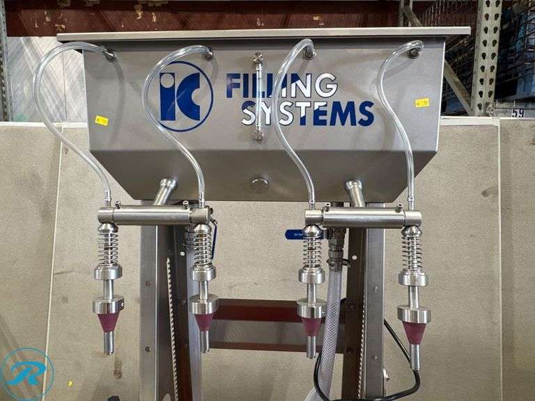 IC Filling Systems Model Filler 3T-68 Stainless Steel Filling Machine with 110V Power Supply - Roller Auctions