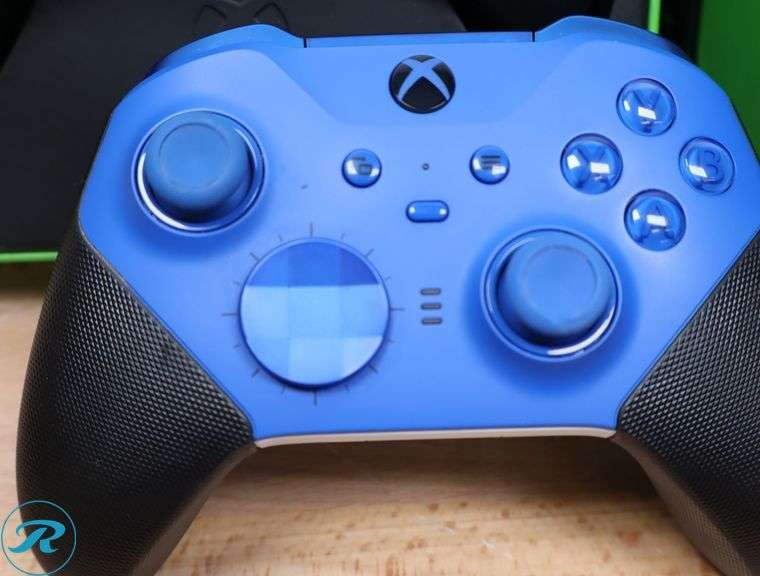 (3) Microsoft - Elite Series 2 Core Wireless Controller for Xbox - Blue - Used - Roller Auctions