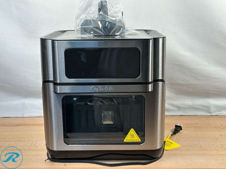 Sur La Table 13 qt Air Fryer, Black - 7 in 1 Multi-Functional, 10 Preset Cooking Functions- Like New - Roller Auctions