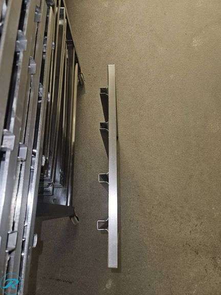 Approximately (32) Stainless Steel Trays with Cart, 20.5″×25″ - Roller Auctions
