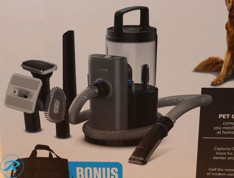 FurMe Professional Plus Pet Grooming Vacuum Kit with Carrying Case - New - Roller Auctions
